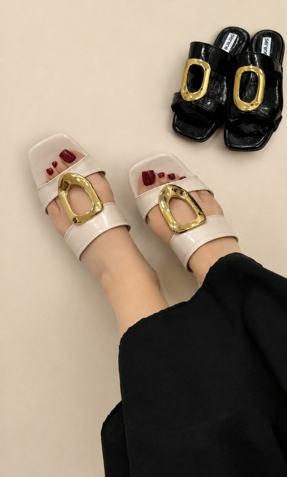 صندل رویه حبابی طلایی